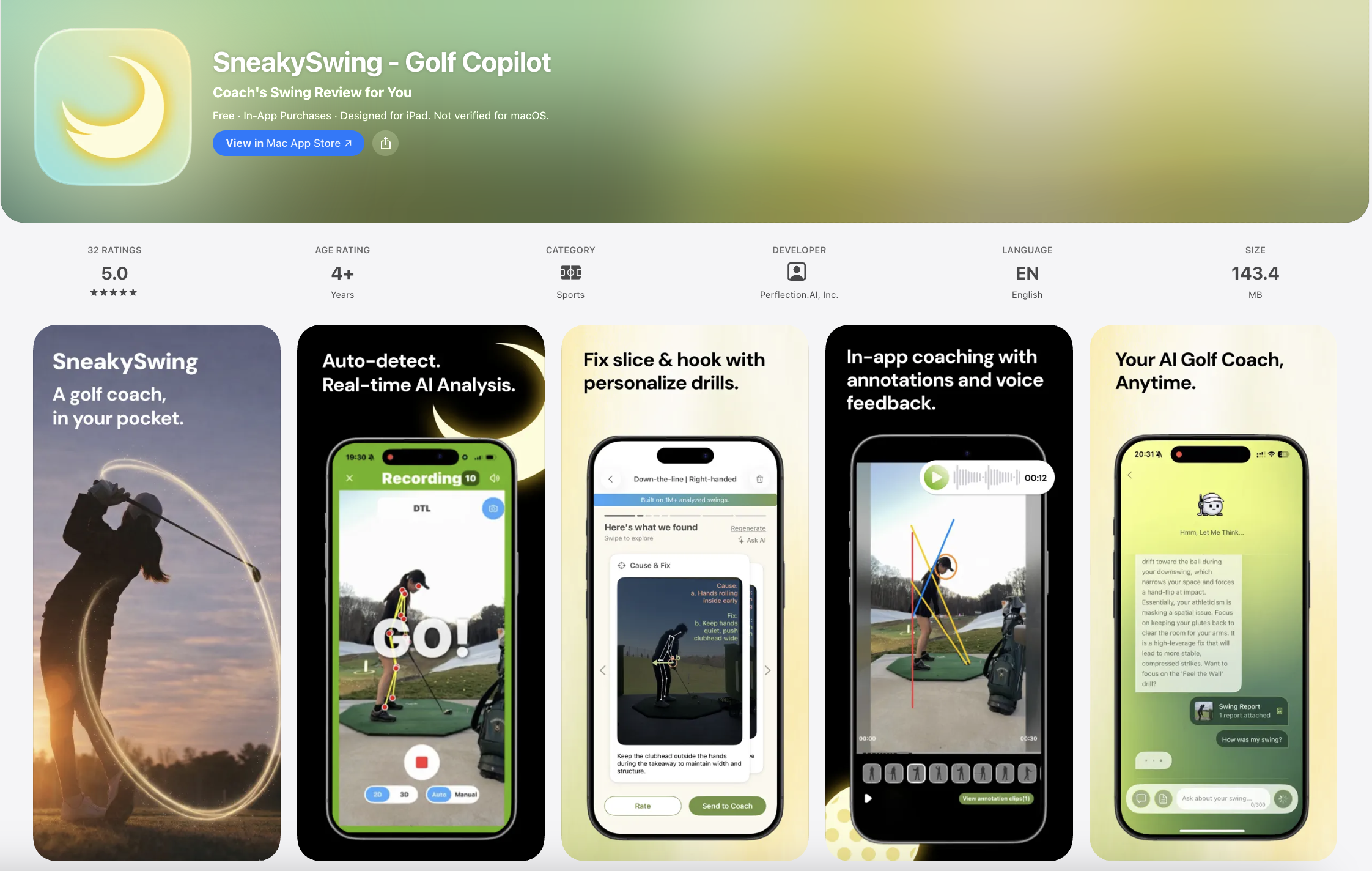 SneakySwing App Store